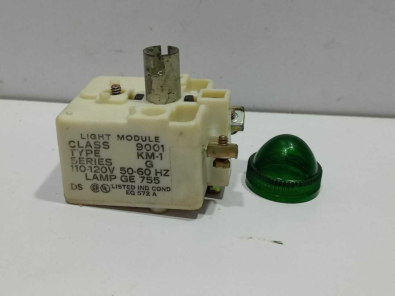Square D 9001 KM-1 Light Module Series G 110-120V 50-60Hz Lamp GE 755