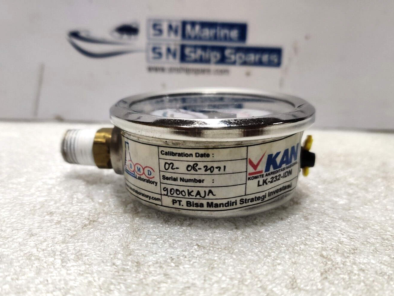 Wikai 212.53.63 Pressure Gauge 0-200Psi 16Bar 1/4 NPT Marsh J765P