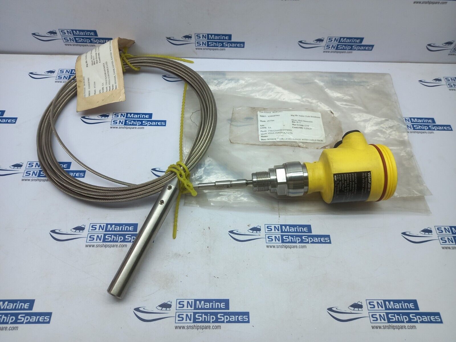 Vegaflex 61 FX61CXAGB1HKMXX Tank Level Sensor Gauge With Cable Prob