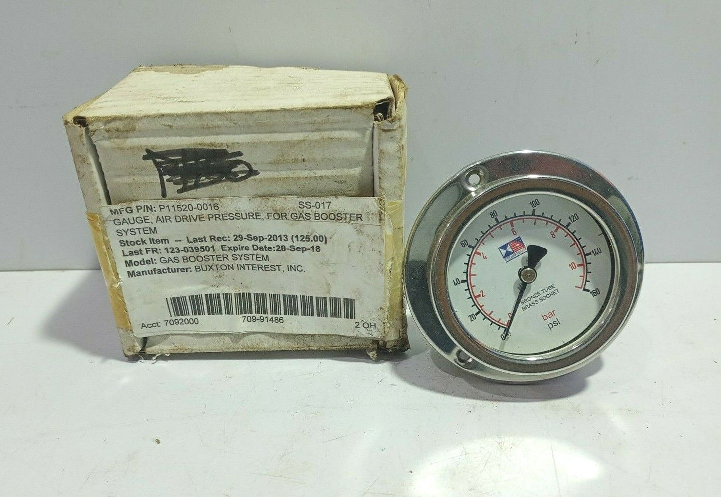 Tech Skotselv EN 837-1 316L Gauge Range 0-10 Bar