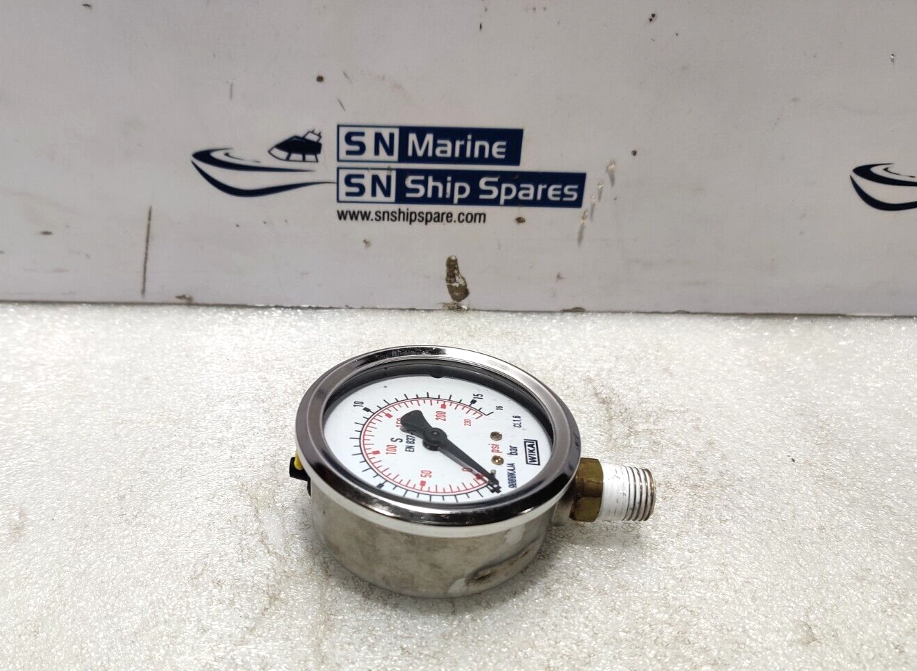 Wikai 212.53.63 Pressure Gauge 0-200Psi 16Bar 1/4 NPT Marsh J765P
