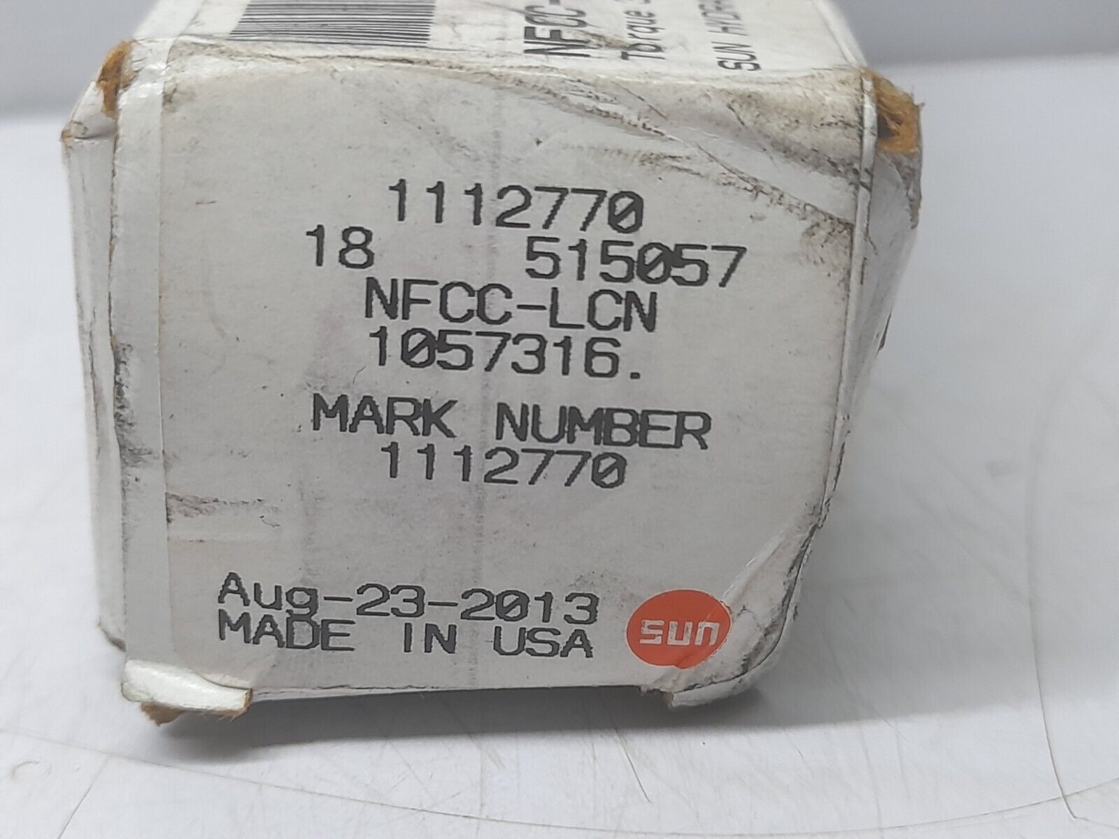 Sun Hydraulics Corporation NFCC-LCN Needle Valve Cartridge Sun
