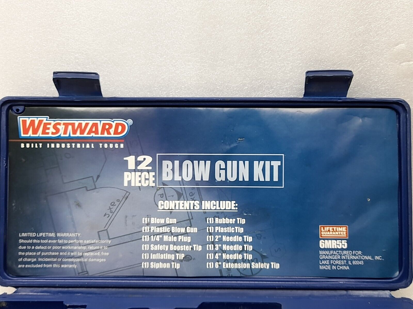 Westward 6MR55 Blow Gun Kit 11PCs (1PC Missing)