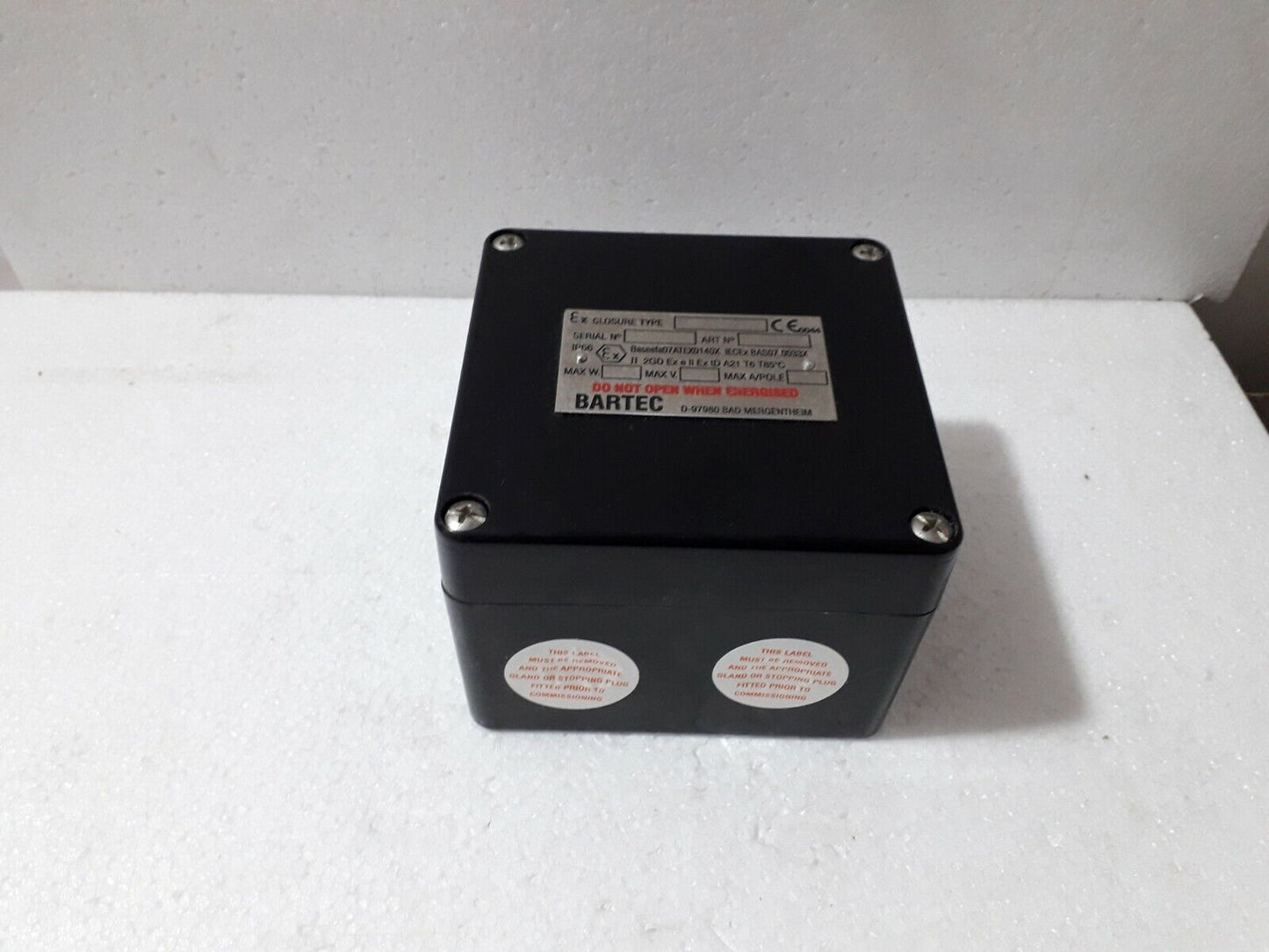 Bartec GB-122/11 Junction Box Terminal Art No-504-4550