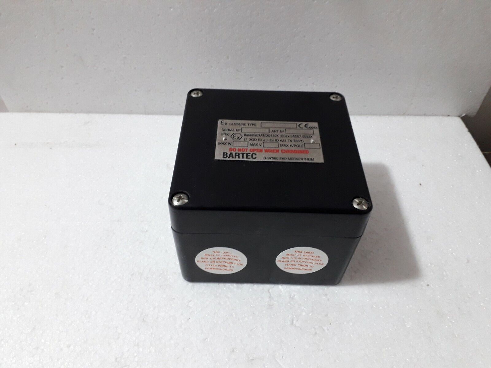 Bartec GB-122/11 Junction Box Terminal Art No-504-4550