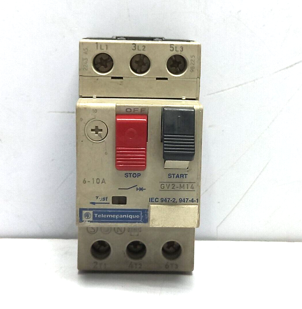 Telemecanique GV2-M14 Motor Protection Circuit Breaker 6-10A Ue 690V 50/60Hz