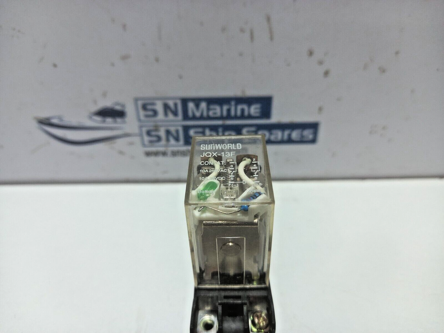 SUNWORLD JQX-13FN Electrical Relay With Electric Relay Socket Base 10A 250VAC