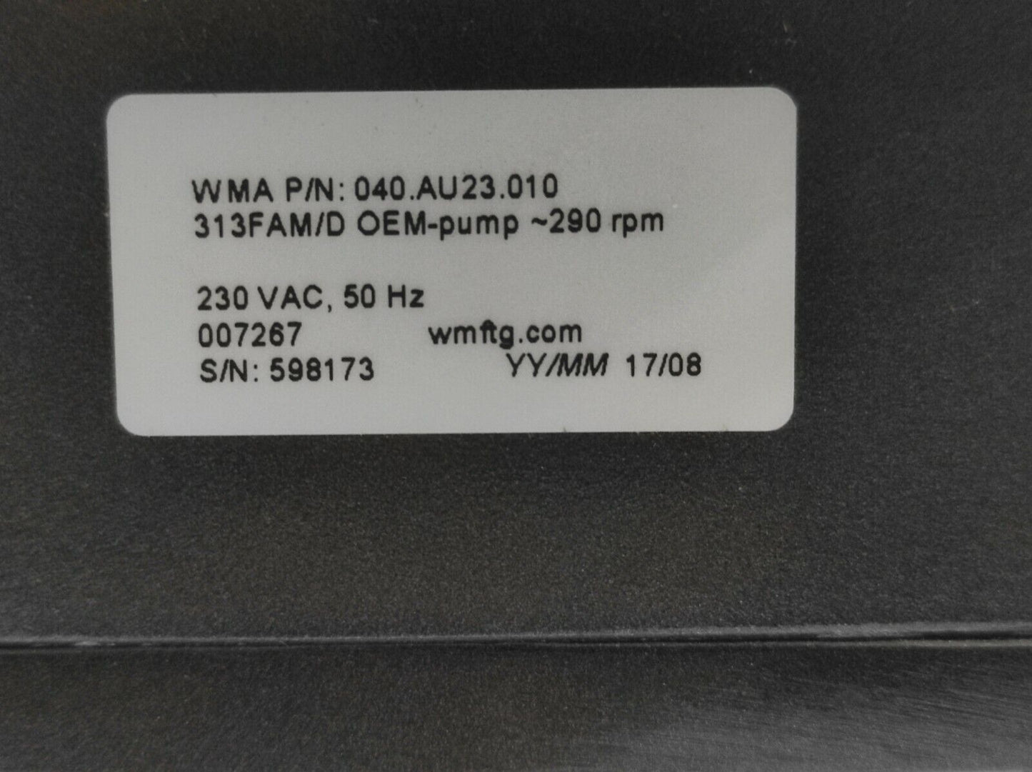 Watson Marlow Alitea 5IK40GN-CT Induction Motor 5IK40GNCT 