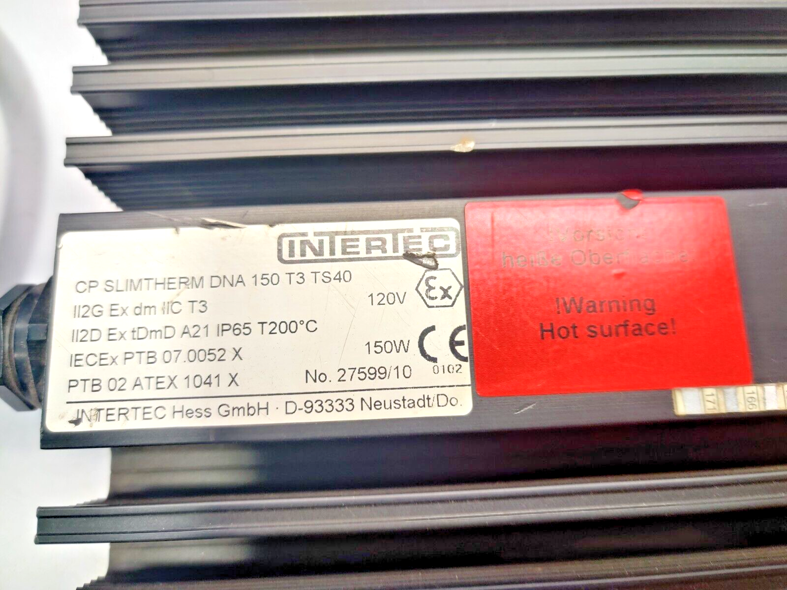 Intertec CP Slimtherm DNA 150 T3 TS40 Space Heater