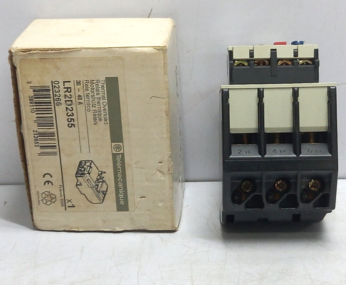Telemecanique LR2D2355 Thermal Overload 30-40A LR2 D2355