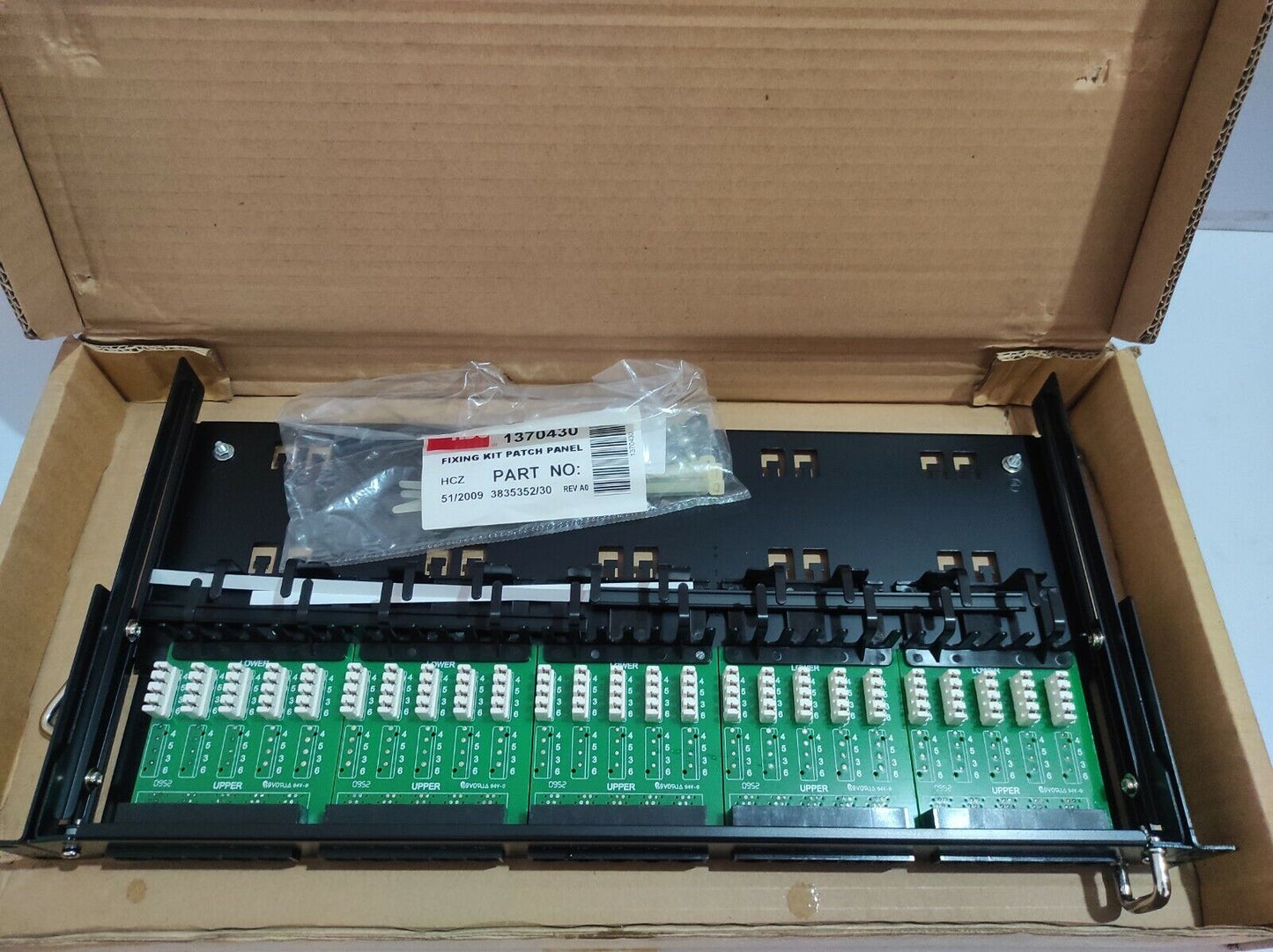 ADC Krone 7022 4 001-25 25 Port Slide Out Patch Panel 7022400125
