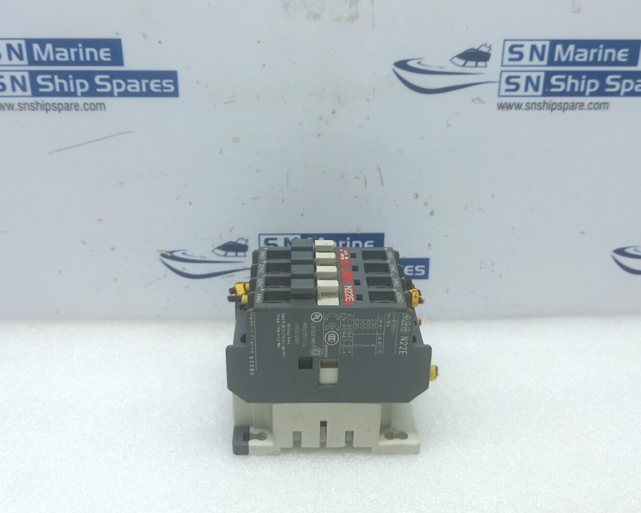 ABB N22E Contactor Relay 200-230V 50Hz 230-240V 60Hz 600Vac Max