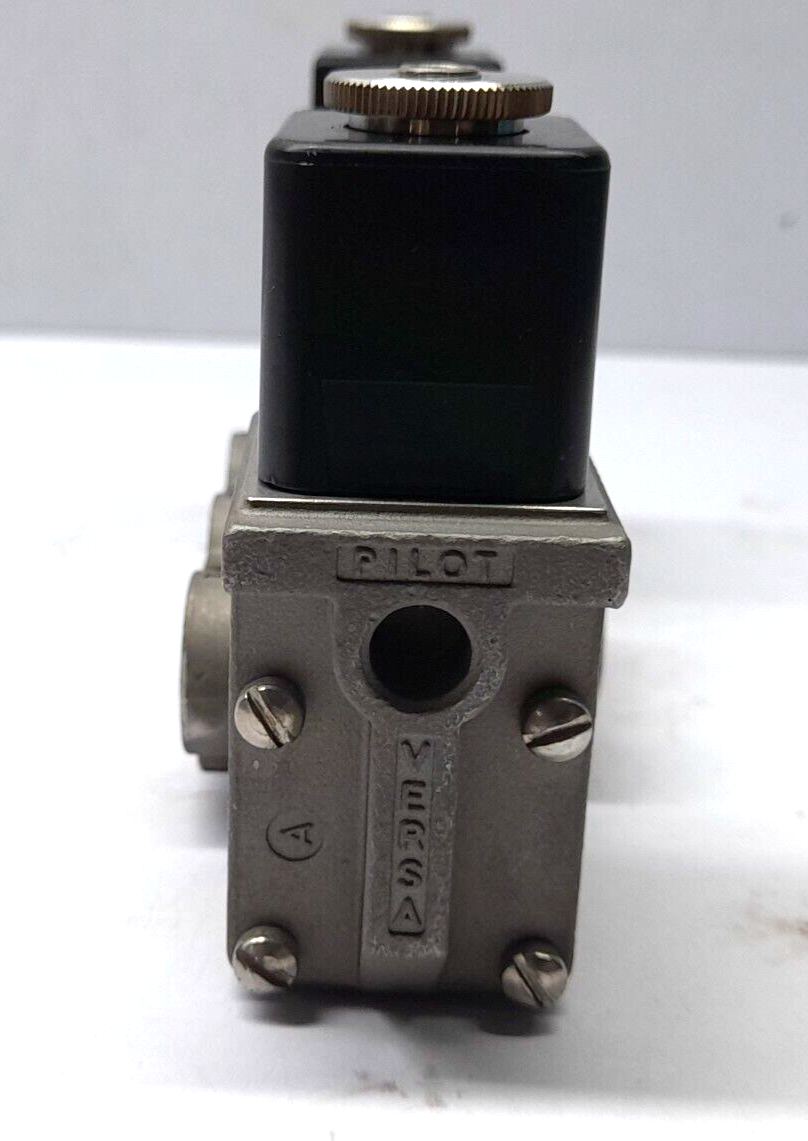 Versa VGG-4322-316-HCC-XISX6-D024 Solenoid 4 Way Valve 24VDC 1.6W  PSIG 20Min 11