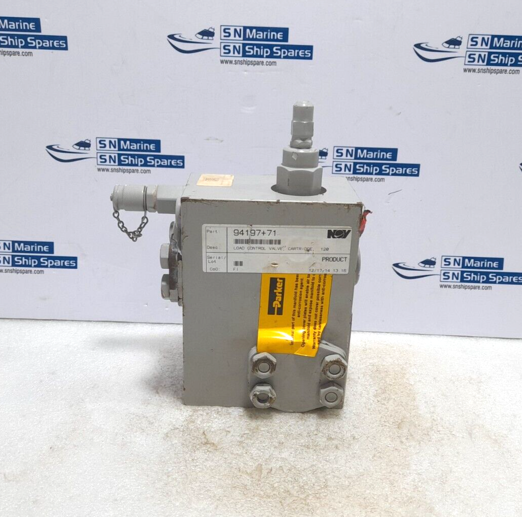 Parker NOV 310013/94197 NOV Hydralift 94197+71 Load Control Valve Cartridge 3100