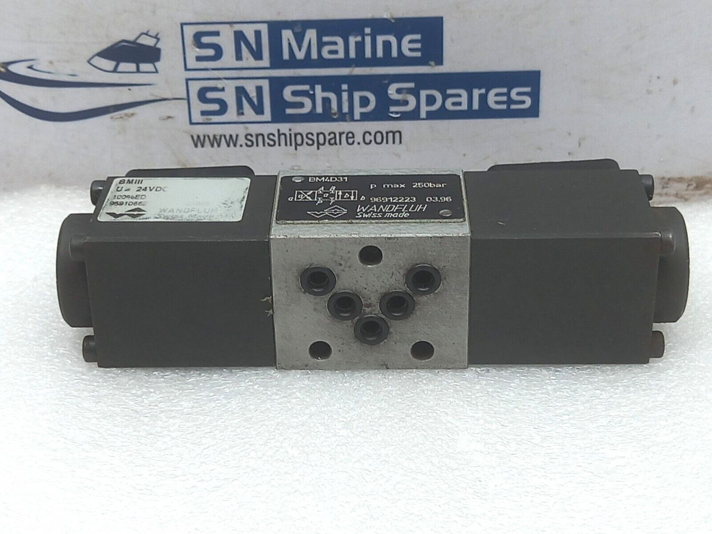 Wandfluh BM4D31 Hydraulic Solenoid Valve P Max 250bar