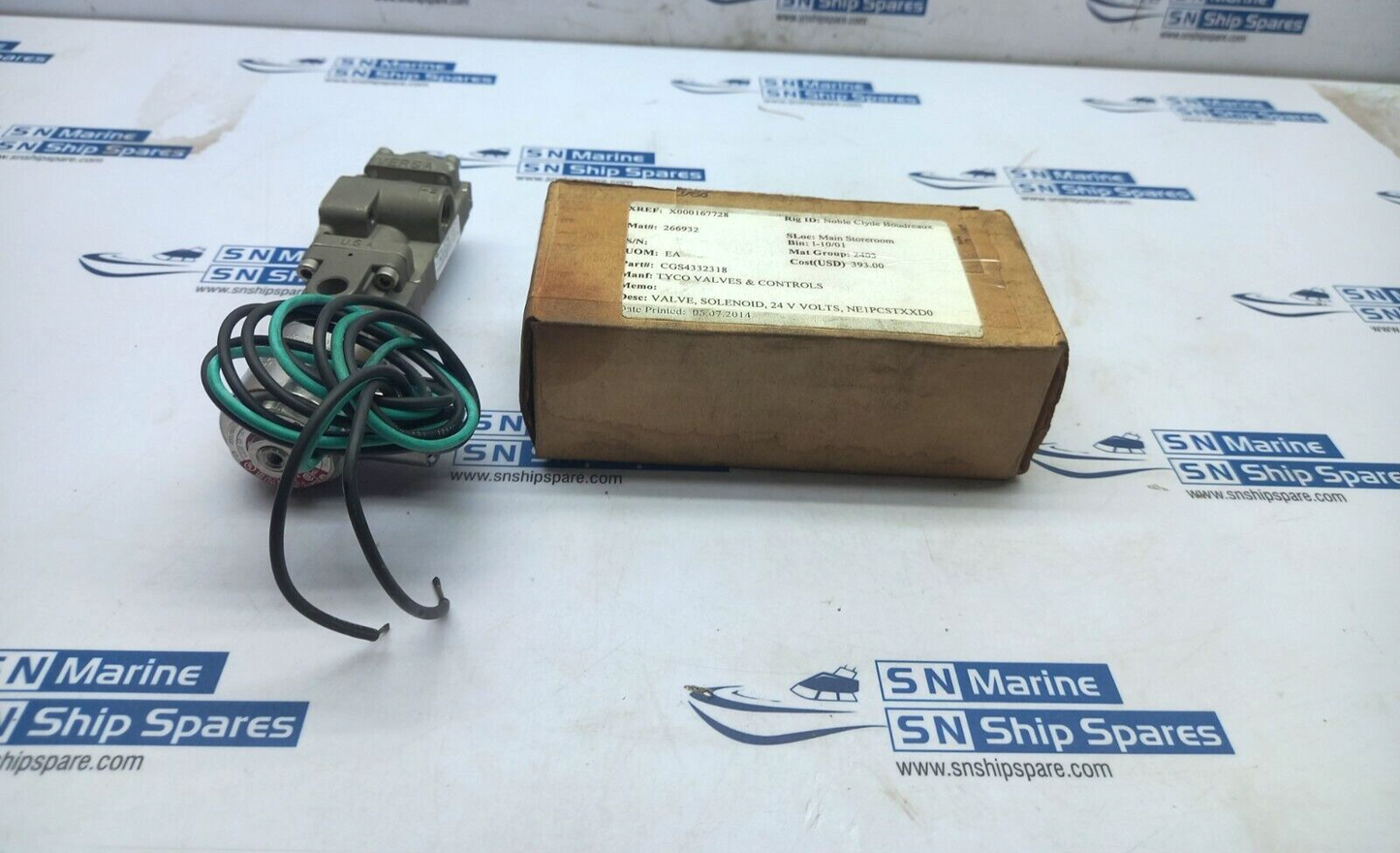 Versa CGS-4332-316-NE1-PC-ST-XX-D024 Four-Way Solenoid Valve CGS4332318