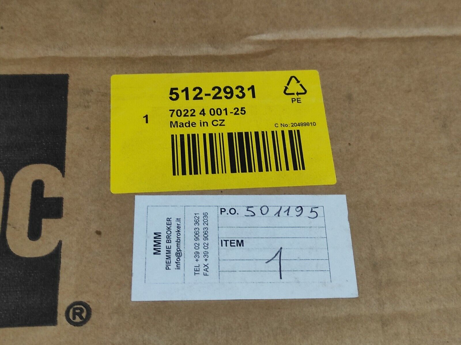 ADC Krone 7022 4 001-25 25 Port Slide Out Patch Panel 7022400125