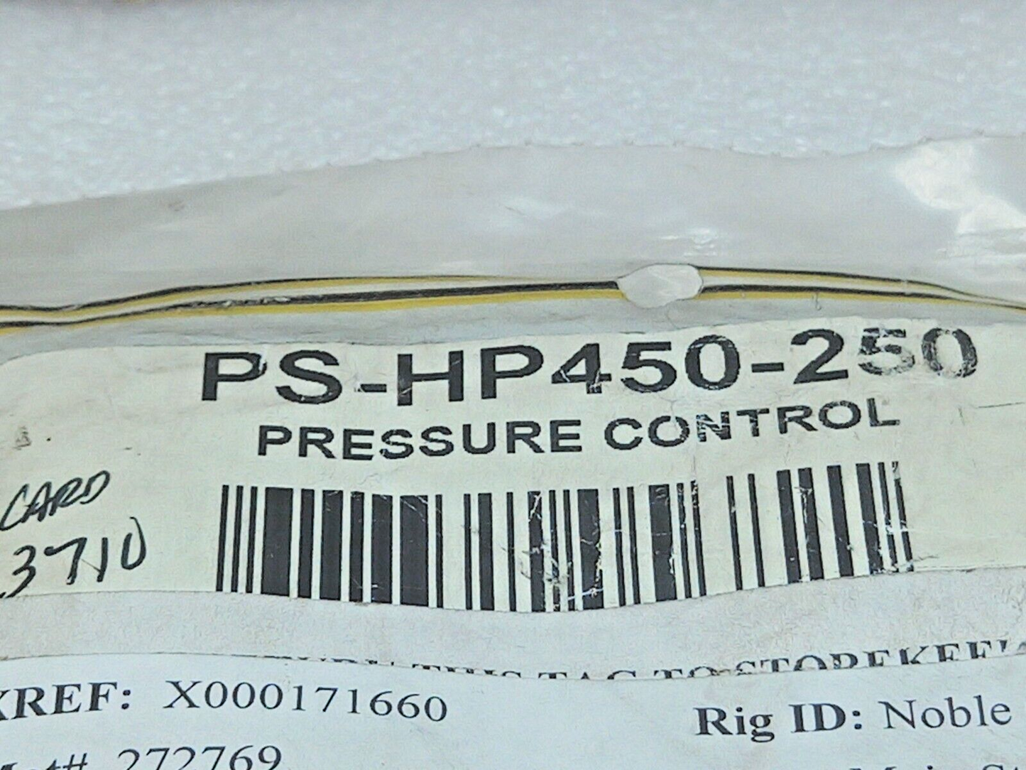WILSPEC 5682 High Pressure Switch HS200-66-0006 PS-HP450-250 NOV 1052942