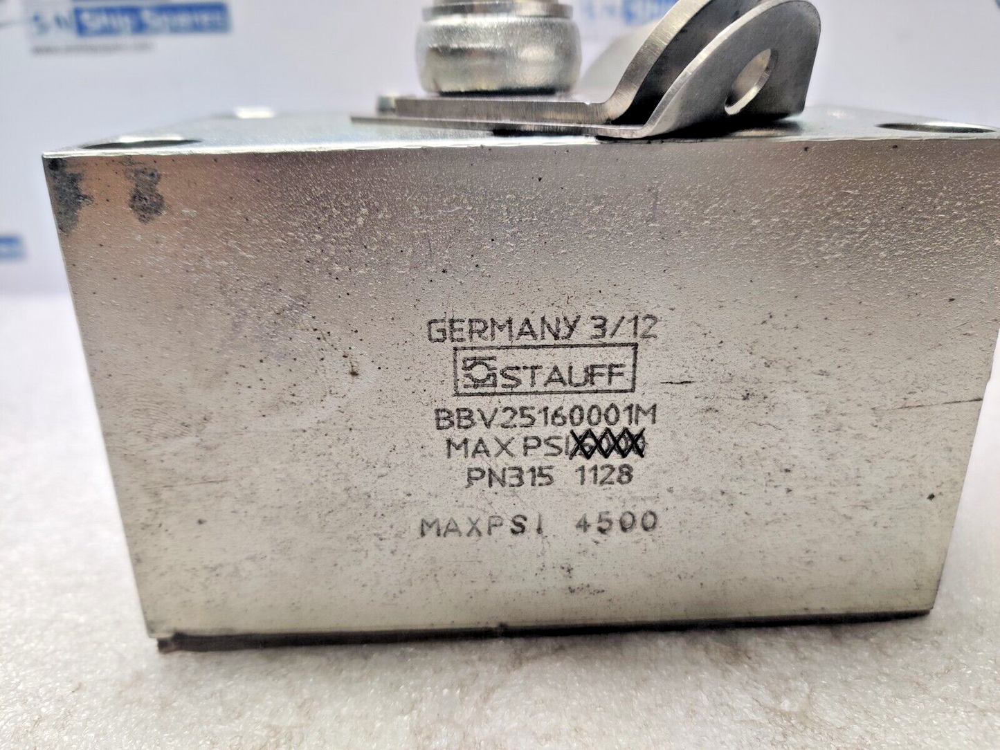 Stauff BBV25160001M Manifold Ball Valve Max Psi 4500 NOV 111925-16