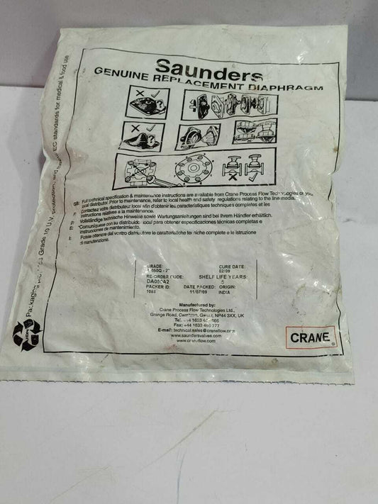 Sounders A-050Q-2 Diaphragm For Saunders 2” Valve