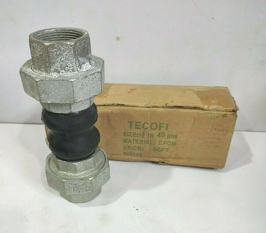 Tecofi DN40(1-1/2”) Bellow EPDM Rubbe Expansion Joint DN40
