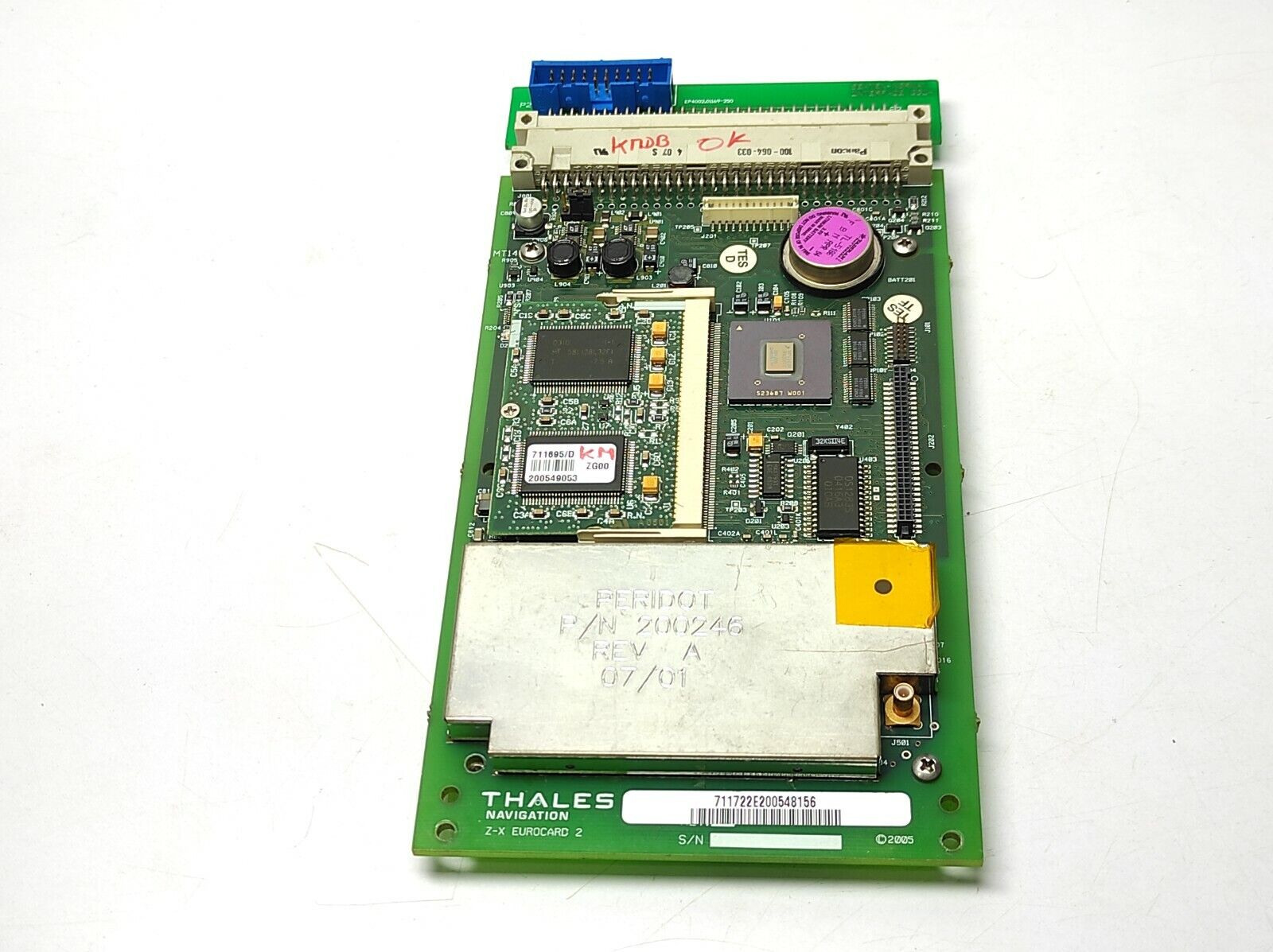 Thales Navigation 211722 Rev B Z-X Eurocard 2 PCB 