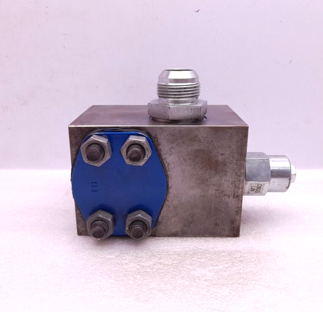 TTS 133023 Rev A 2AN1-K1 Block Valve With Sun Hydraulics CBGG LJN Cartridge