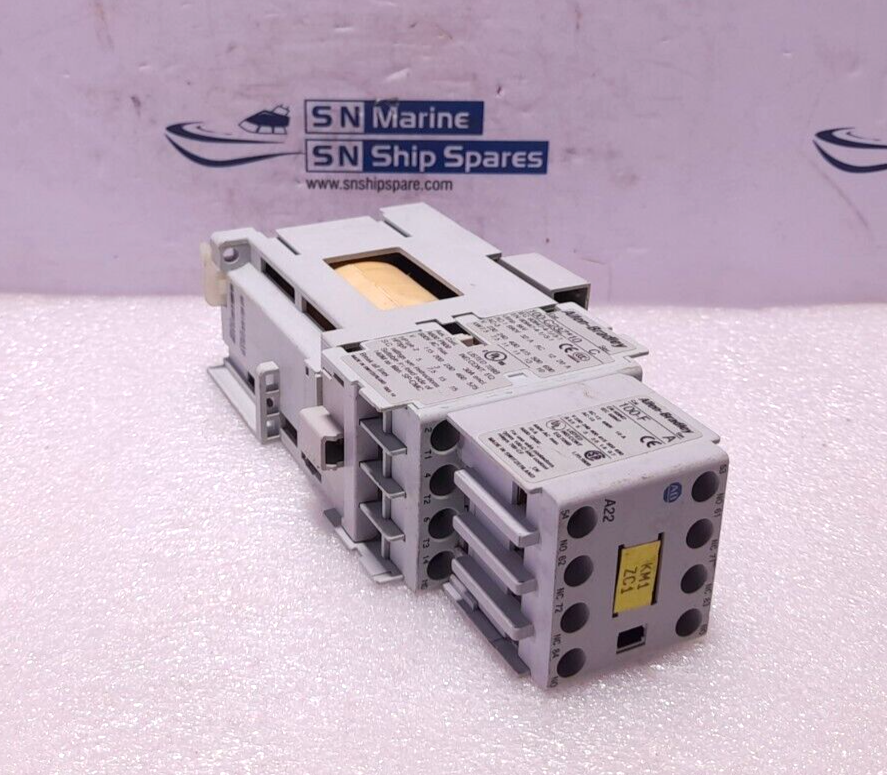 Allen Bradley 100-C23Z*10 Ser C Contactor 24VDC With 100-FA22 Ser A Auxiliary Co