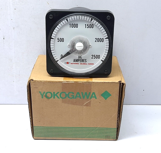 Yokogawa National Oilwell Varco IPS I141-001110 Ammeter DC 0-2500A 5VDC Movement