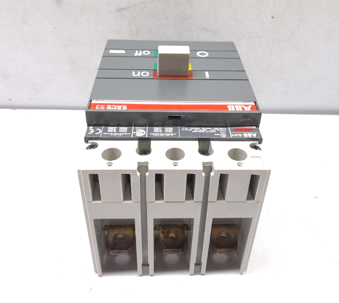 ABB SACE S3 S3H100TW Circuit Breaker S3H 100A BKR S3H 100A 3P
