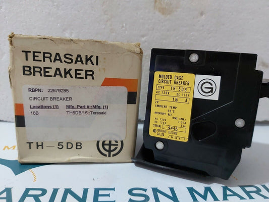 TERASAKI TH-5DB 15A 2POL MOLDED CIRCUIT BREAKER
