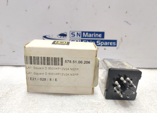 Square D Class D 8501 Electrical Relay Type: KP12V24 240V 50/60Hz