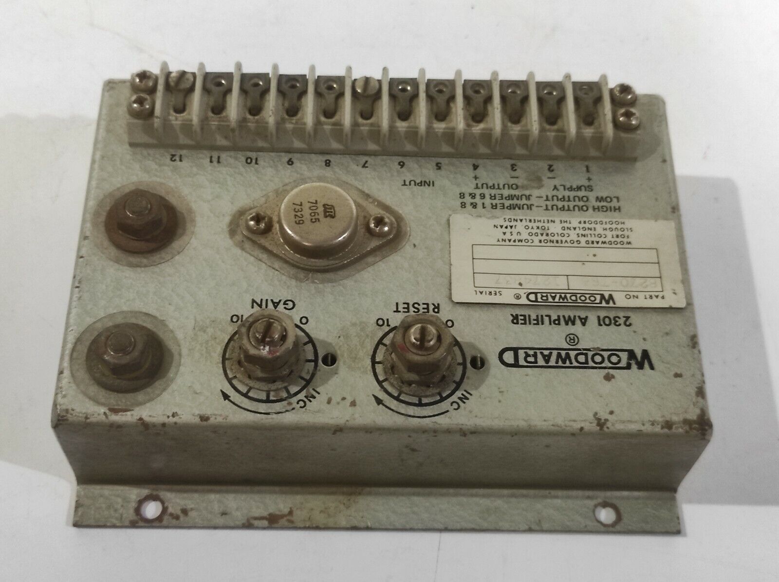 Woodward 8270-768 2301 Amplifier  8270768 