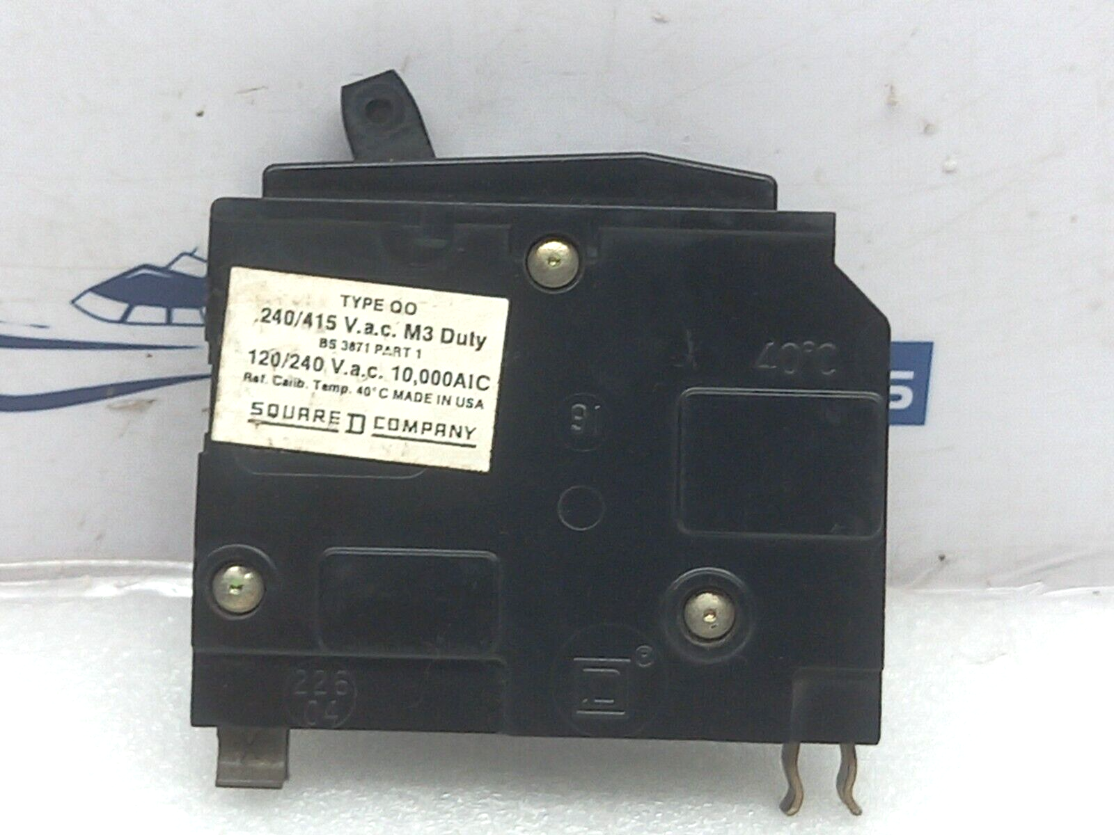 Square D QO1520 Single Pole Circuit Breaker 240/415 V.a.c