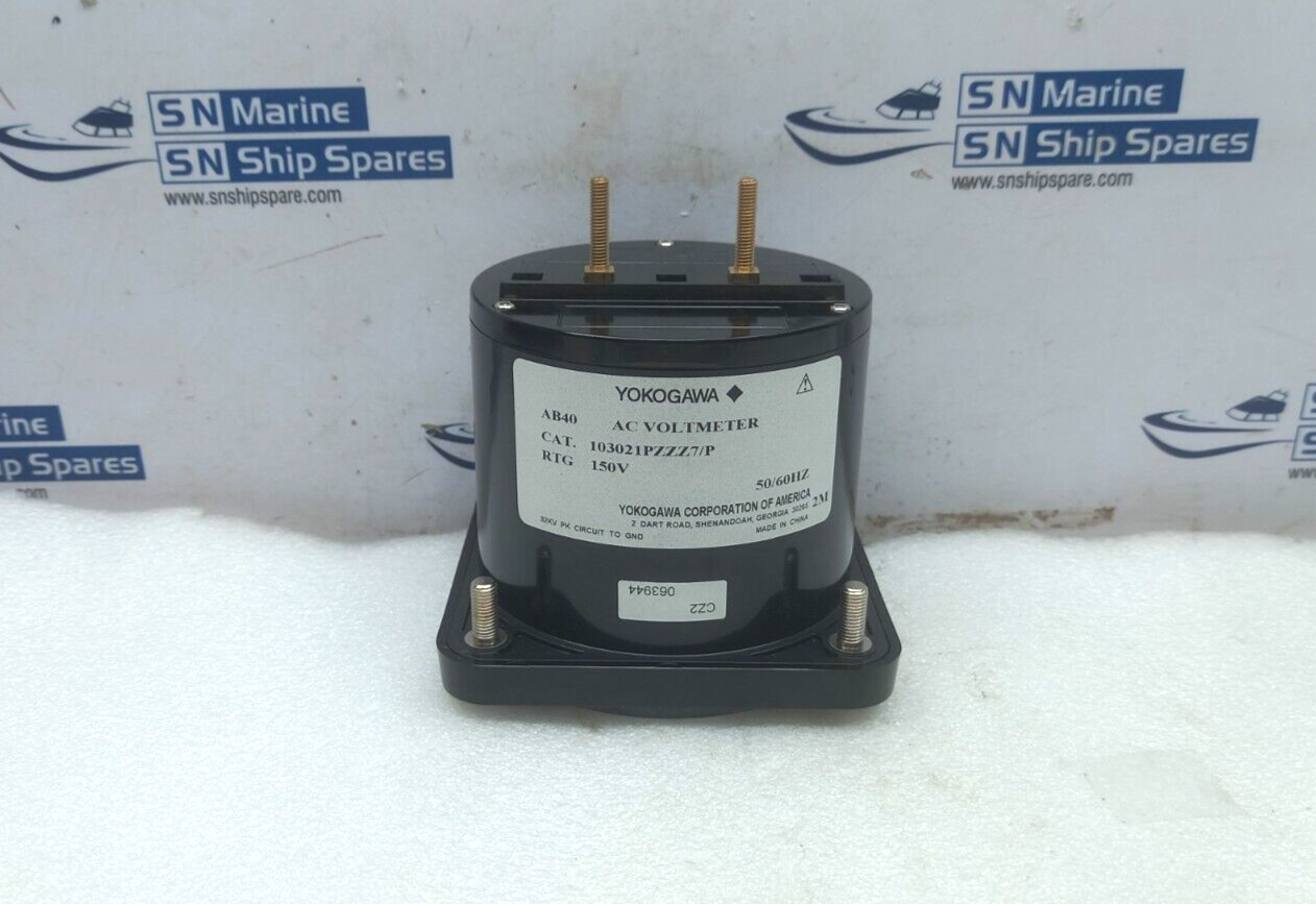 Yokogawa AB40 AC Voltmeter RTG:150V 50/60Hz 103021PZZZ7/P