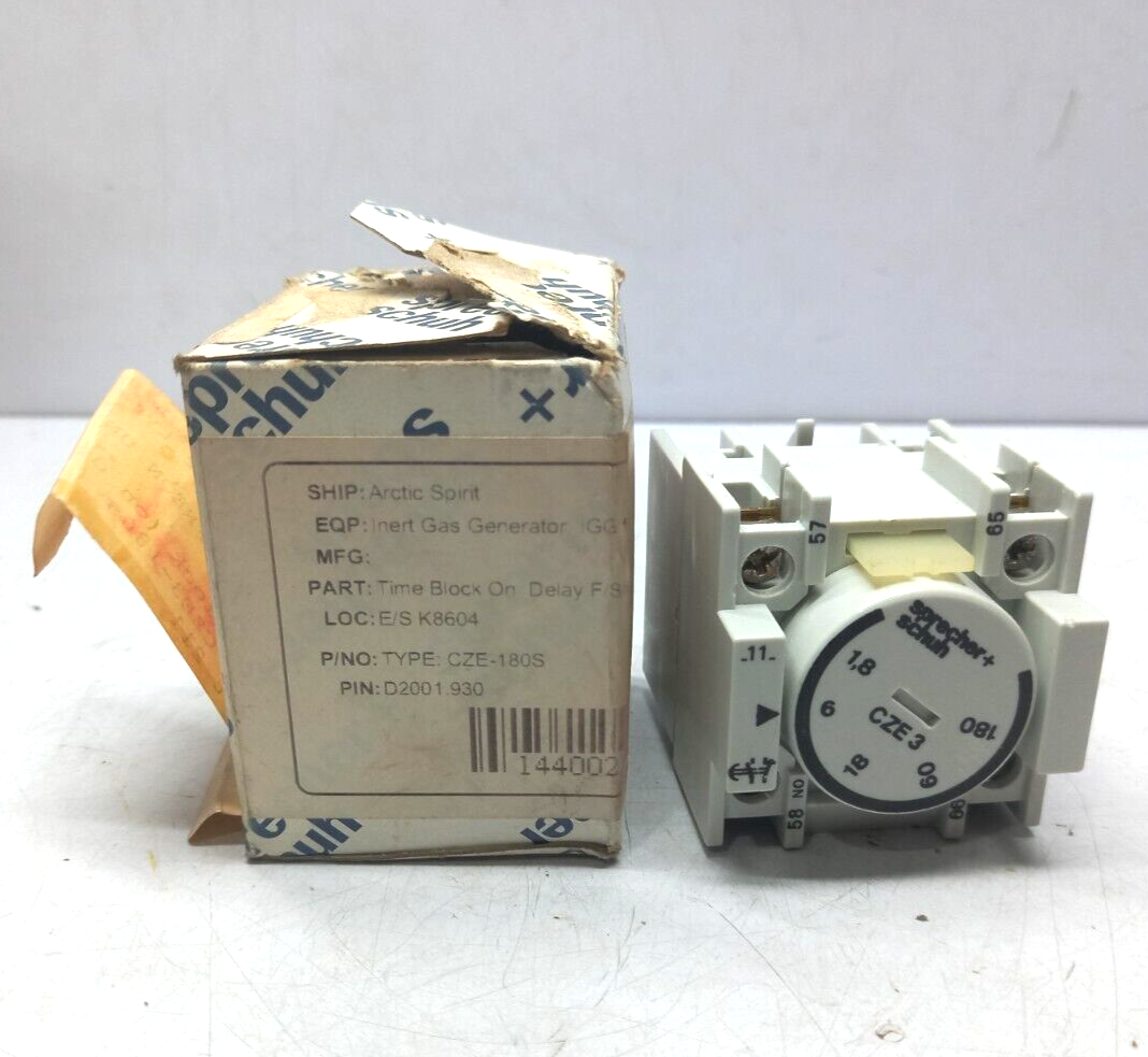 Sprecher Schuh CZE 3 Timer 1.8-180s 660V~ 16A CZE3