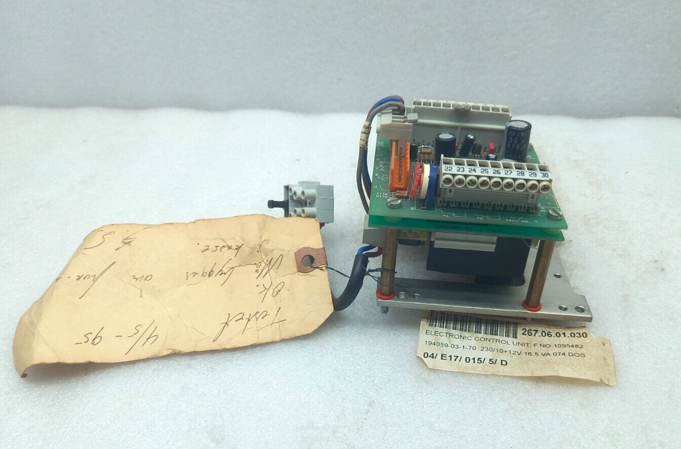 194059-03-1-70  Electronic Control Unit  230/10+12V  16.5VA