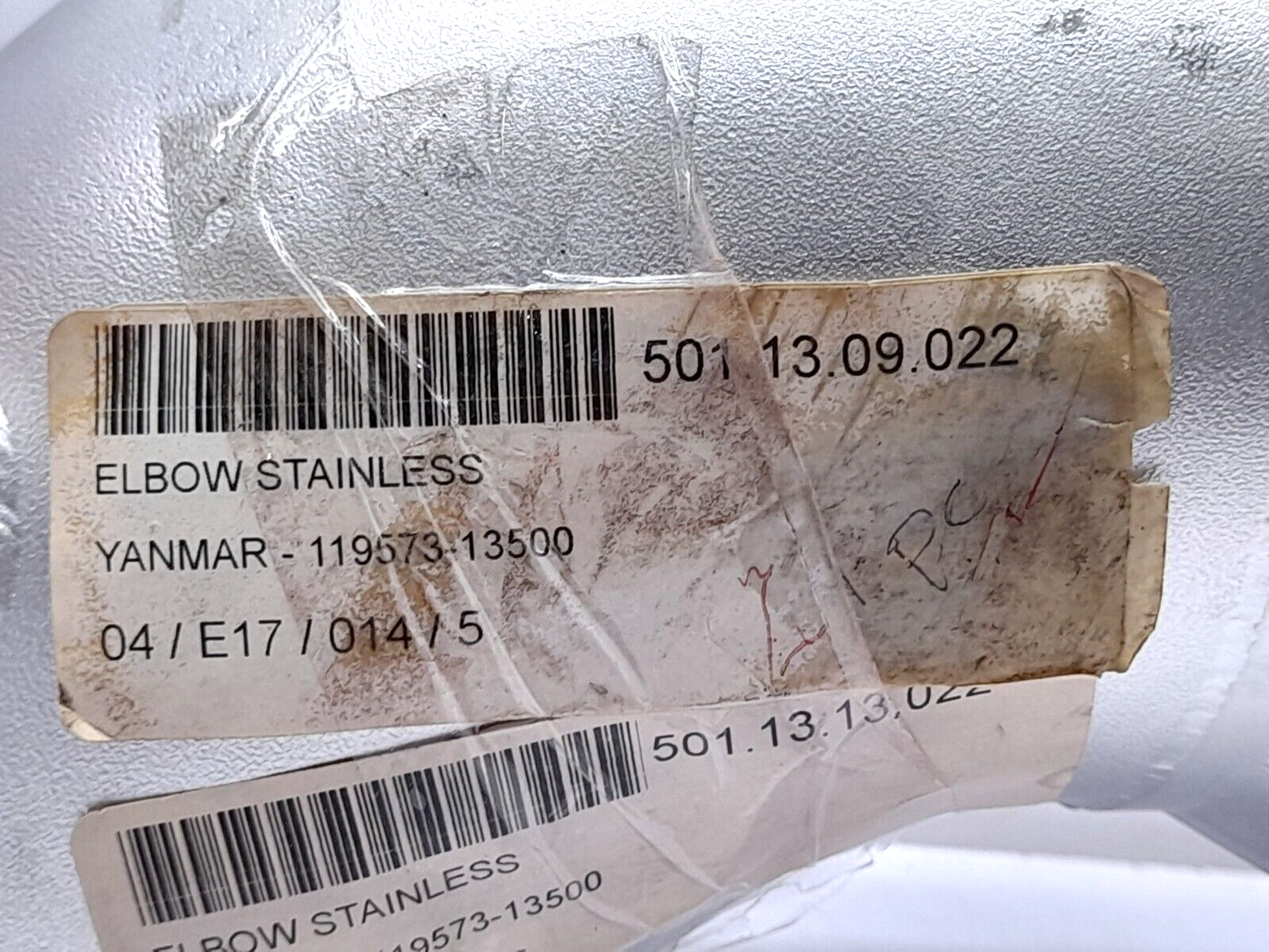 Yanmar 119573-13500 Elbow Stainless 11957313500