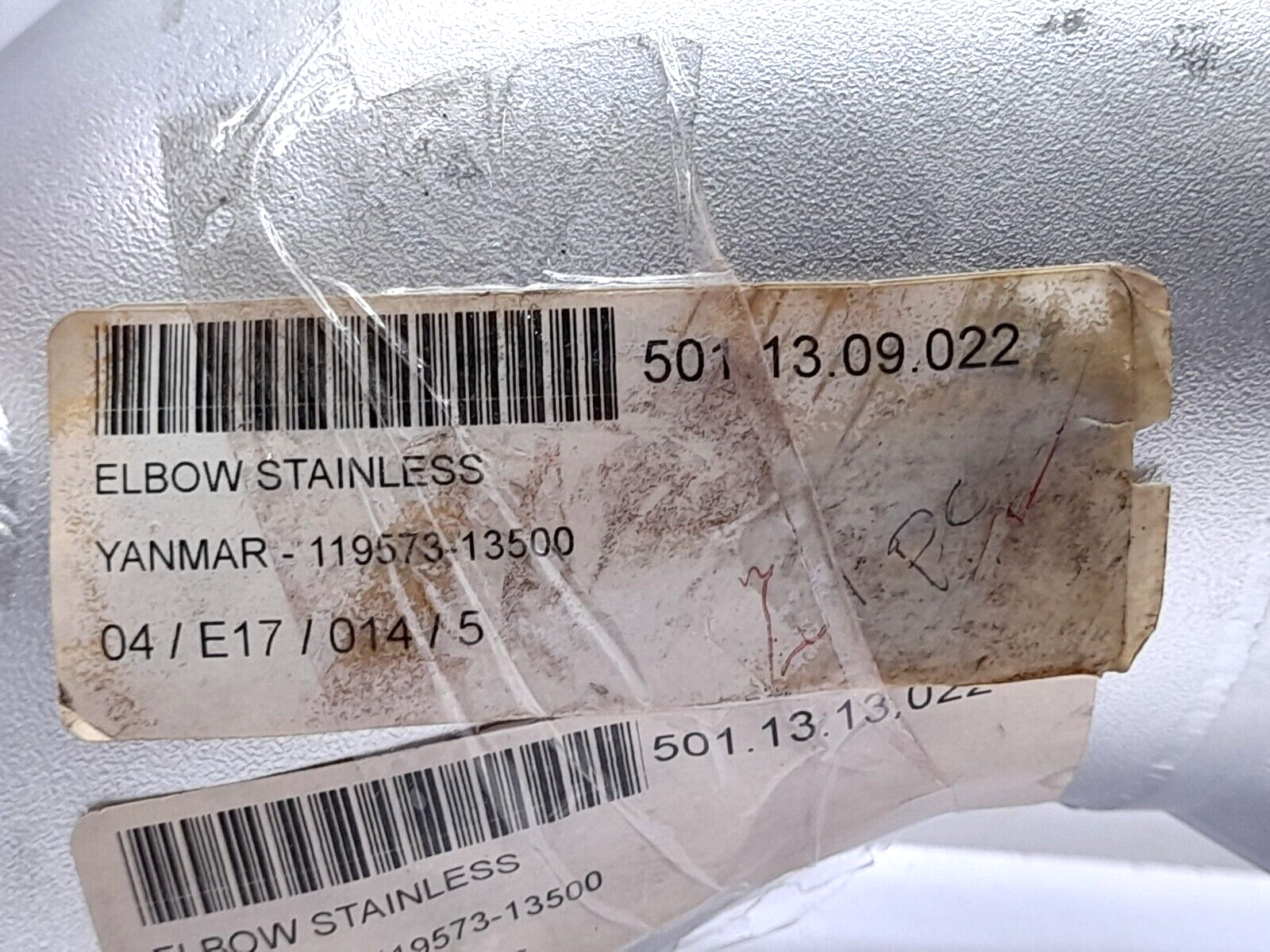 Yanmar 119573-13500 Elbow Stainless 11957313500