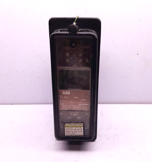 ABB ICM21 NP Inverse-Time Overcurrent Relay 2.5-10A 24V 50Hz