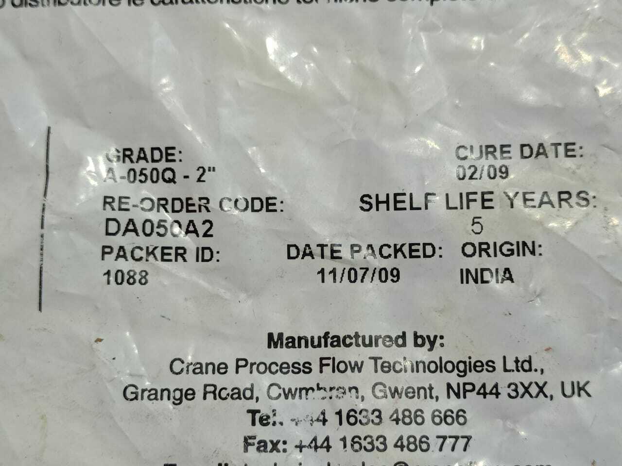 Sounders A-050Q-2 Diaphragm For Saunders 2” Valve