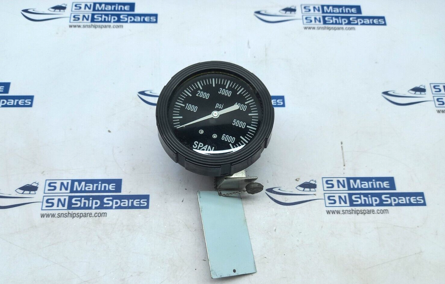 Span 02-1954-T Pressure Gauge 2-1/2 In 6K Psi Panel Nov-Shaffer 7403187