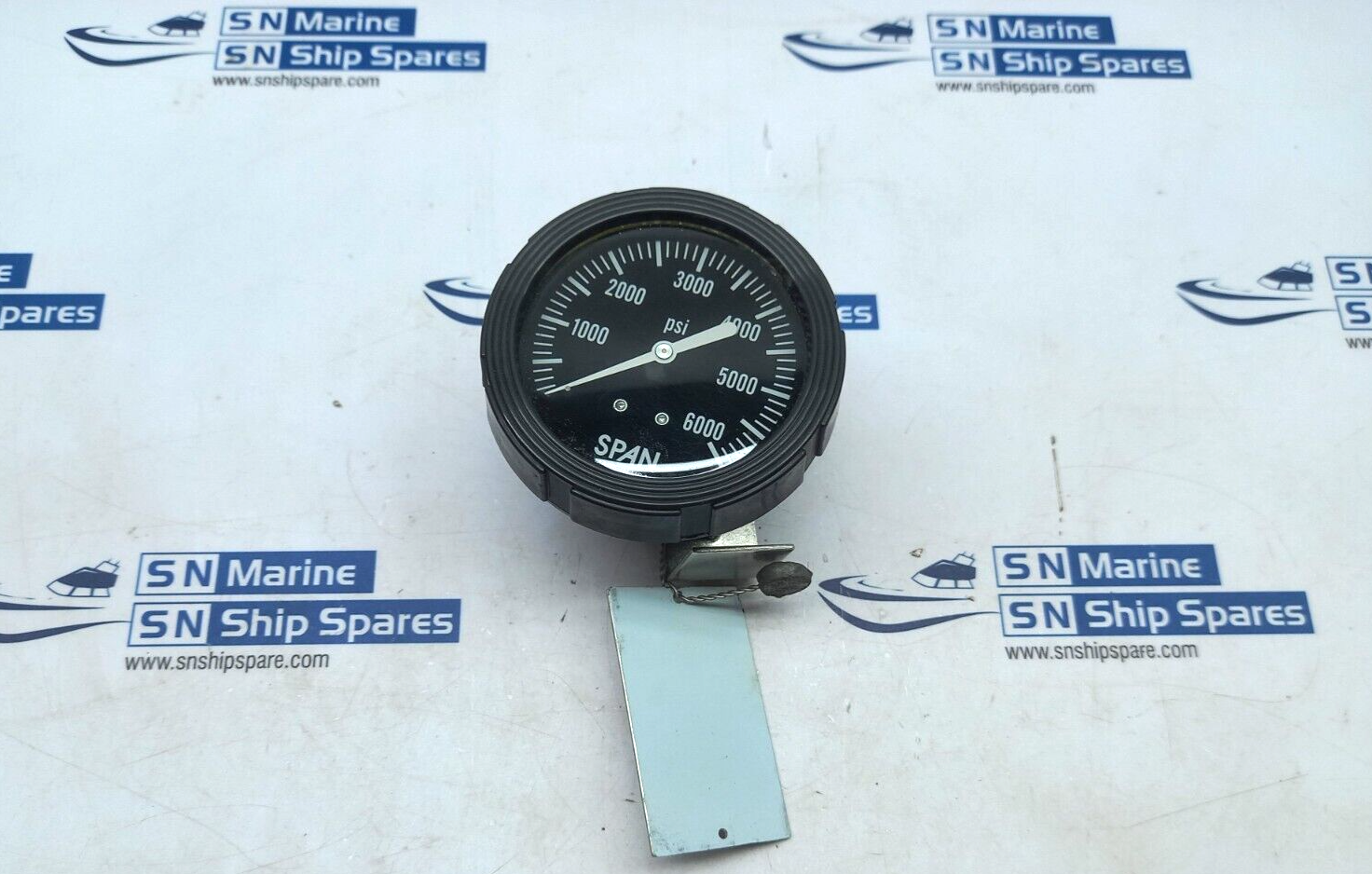 Span 02-1954-T Pressure Gauge 2-1/2 In 6K Psi Panel Nov-Shaffer 7403187