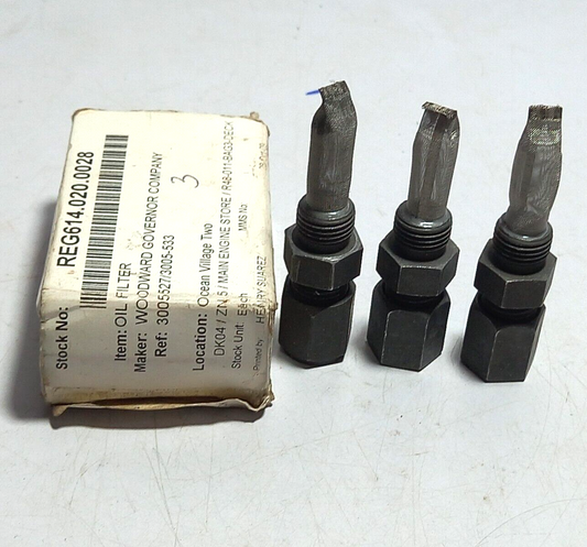 Woodward Governor Company 3005527/ 3005-533 Oil Filter - 3PCs/Lot
