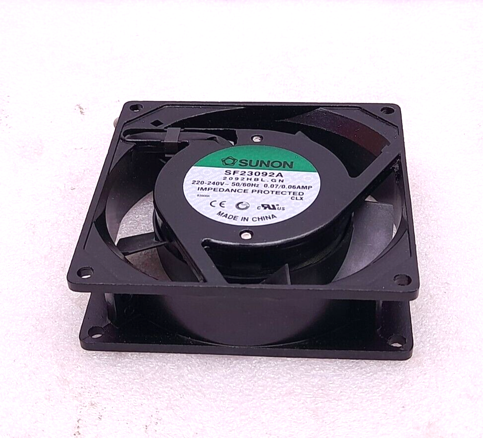 Sunon SF23092A 2092HBL.GN Axial Fan RS 544-0289 220-240V 50/60Hz 0.07/0.06A