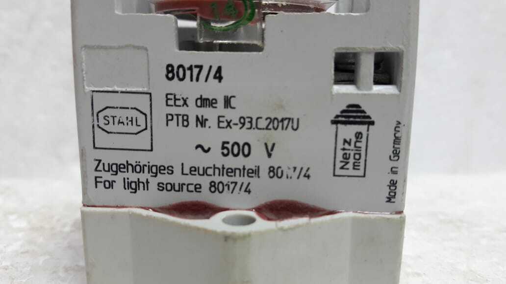 Stahl 8017/4 Indicator Light Ex-93.c2017U ~500V