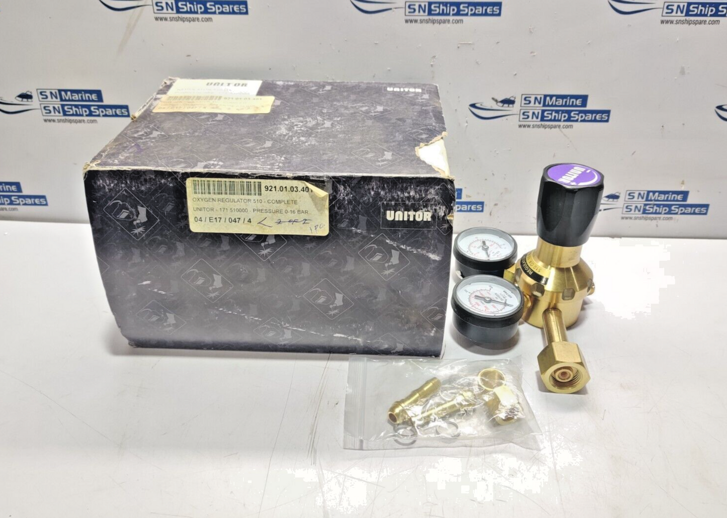 UNITOR 171-510000 510 OX Oxygen Regulator 200bar 10bar