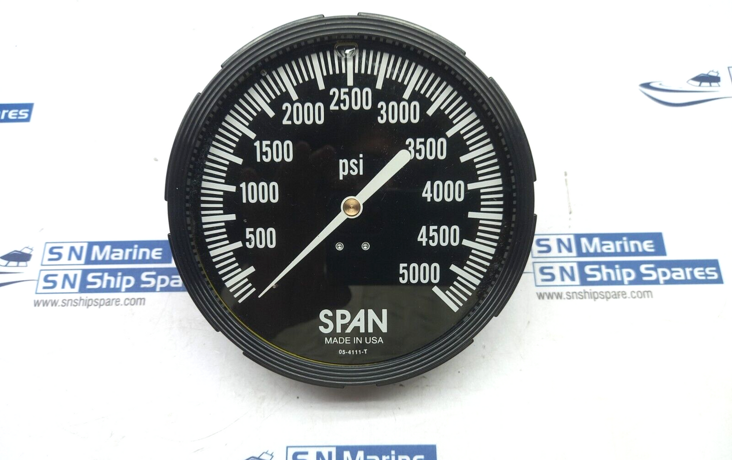Span 05-4111-T Pressure Gauge 0-5000Psi Range Nov-National 20028557+20
