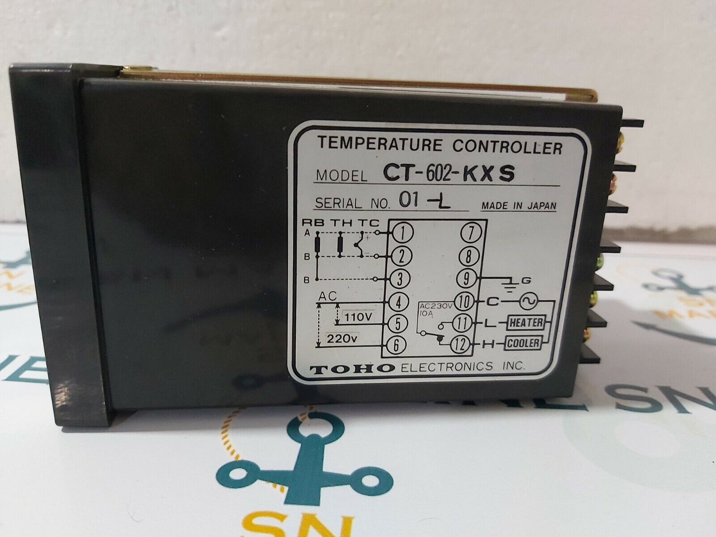 TOHO CT-602-KXS TYPE-600 TEMPERATURE CONTROLLER 0-600 