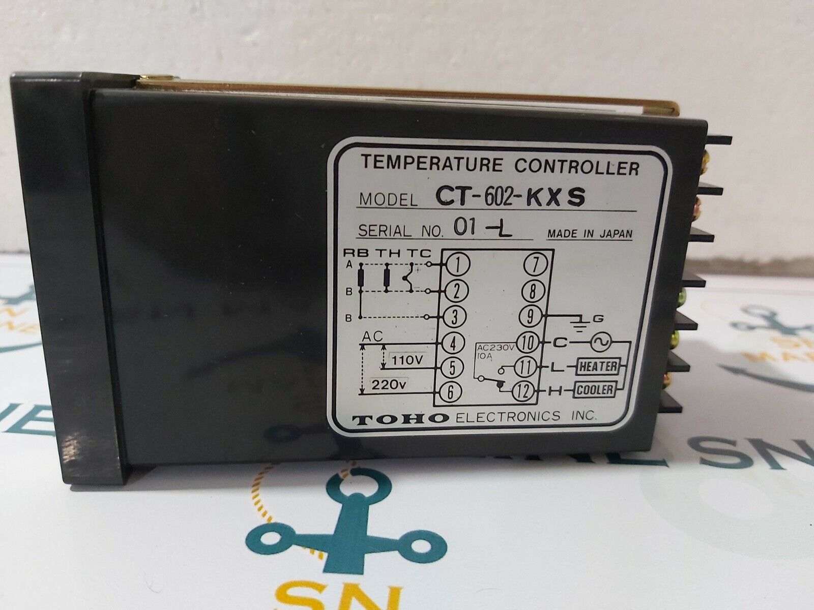 TOHO CT-602-KXS TYPE-600 TEMPERATURE CONTROLLER 0-600 